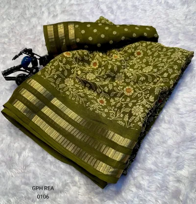Lightweight Georgette Saree with Uniform Pattern and Designer Blouse